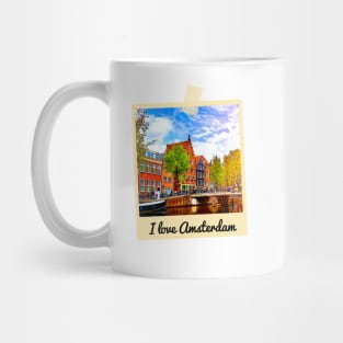 I love Amsterdam, Netherlands Mug